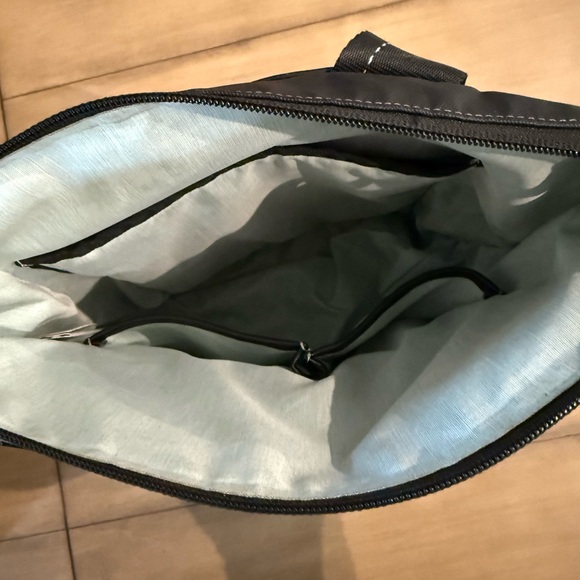 SHERPANI Sojourn Anti-Theft Convertible Tote Crossbody Backpack-Grey/Turquoise - Picture 4 of 6